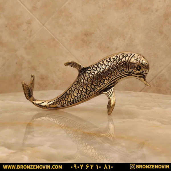 مجسمه برنزی دلفین