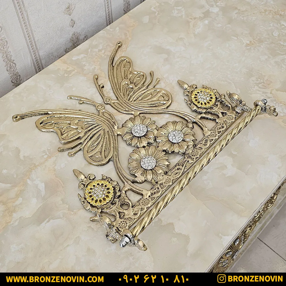 جاحوله ای دیوارکوب برنز