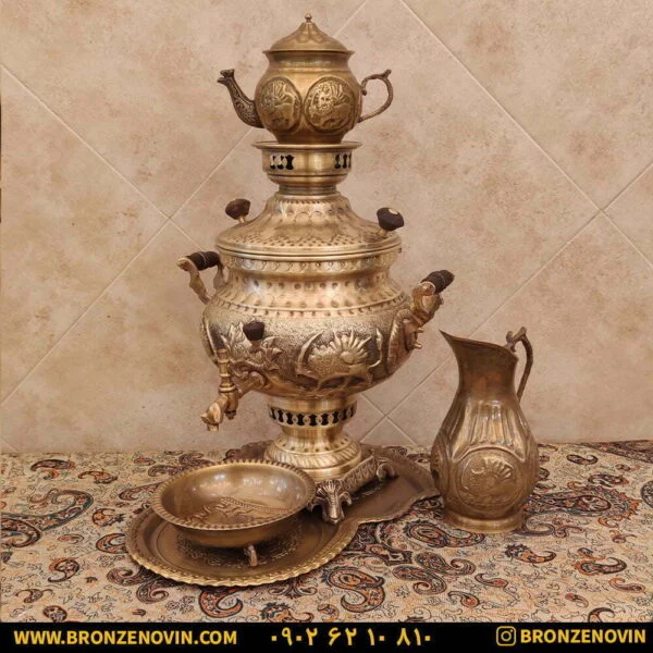 سرویس سماور برنجی