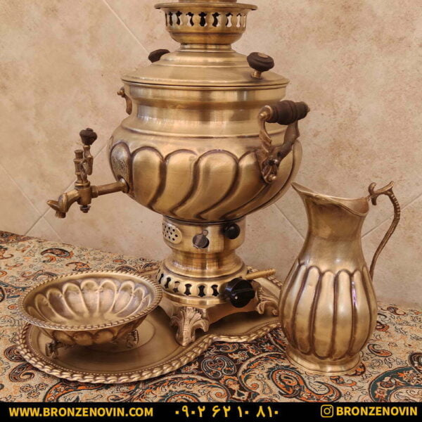 سماور گازسوز با سرویس