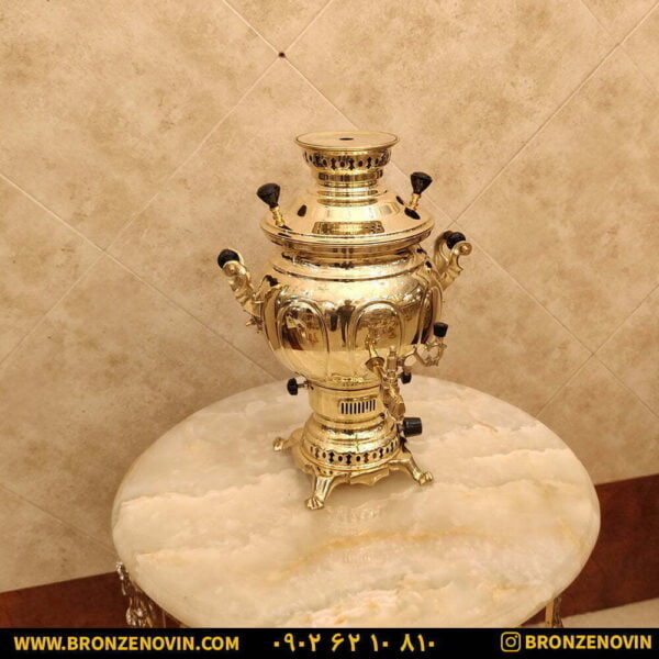 سماور گازی برنجی