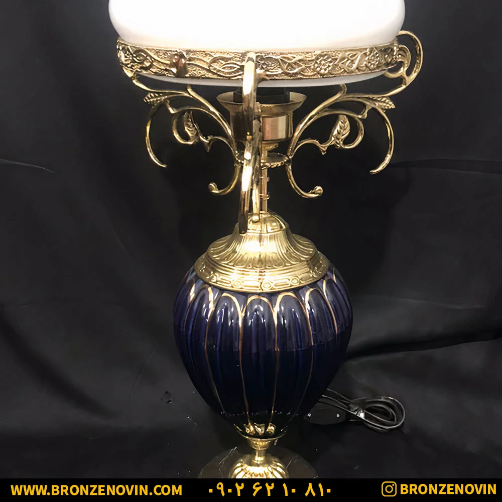 چراغ خواب برنزی سرامیکی