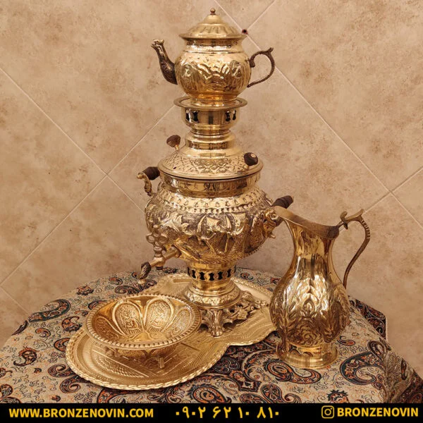 سماور ۴ لیتری ذغالی
