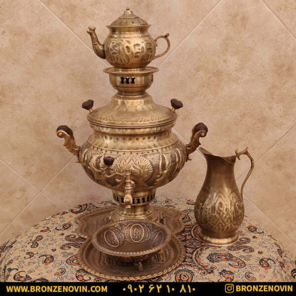 سماور ۸ لیتری ذغالی