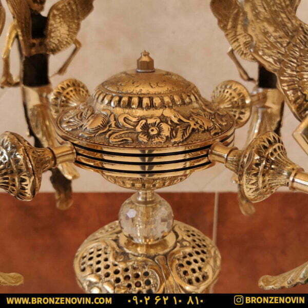 میز تلفن برنز