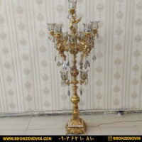 آباژور ایستاده برنز کنار سالنی فرشته فورتیک