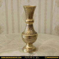گلدان برنجی هندی مدل خمره ای