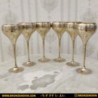 گیلاس خوری برنجی هندی