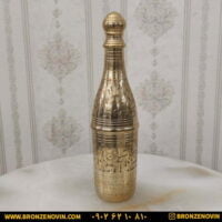 بطری برنجی هندی قلم دست