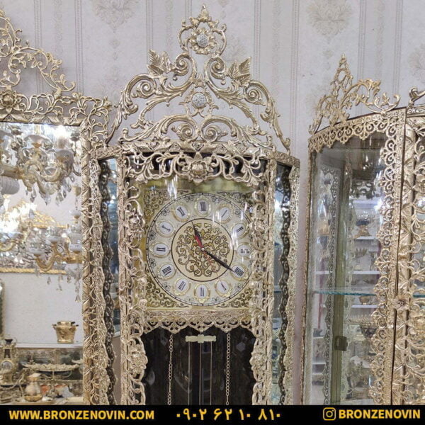 ساعت ایستاده برنز