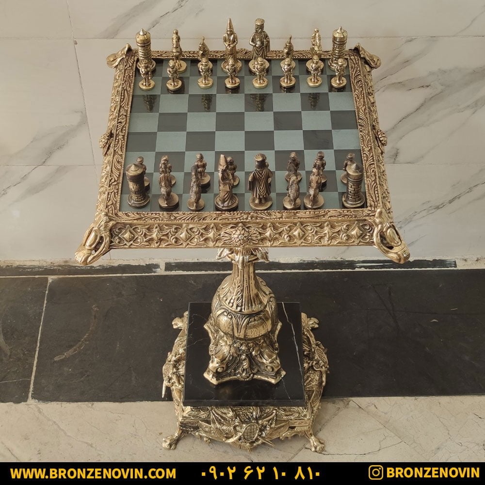 شطرنج برنز پایه دار