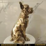 مجسمه سگ برنزی