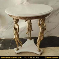 میز تلفن برنز