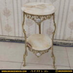 میز تلفن برنز