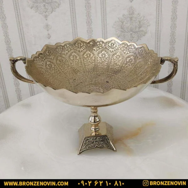میوه خوری برنزی هندی دسته دار
