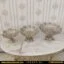 میوه خوری برنزی گل رز سه سایز