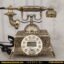 تلفن رومیزی برنجی کلاسیک