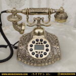 تلفن رومیزی برنزی کلاسیک