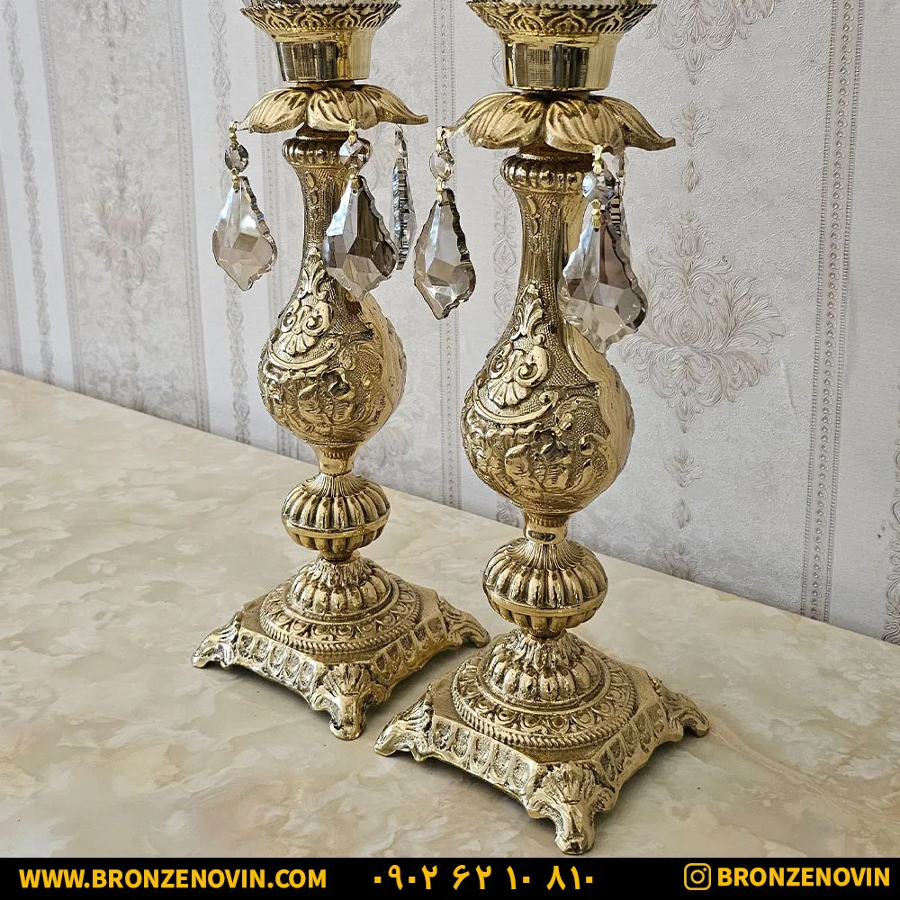 شمعدان برنجی