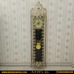 ساعت ایستاده برنجی