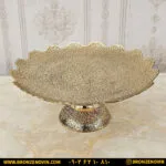 شیرینی خوری برنزی هندی طاووس لبه قلعه