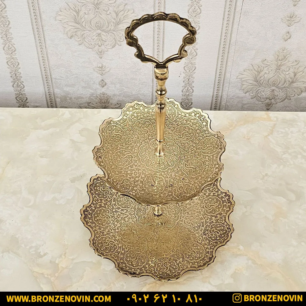 ظروف پذیرایی برنزی برنجی هندی