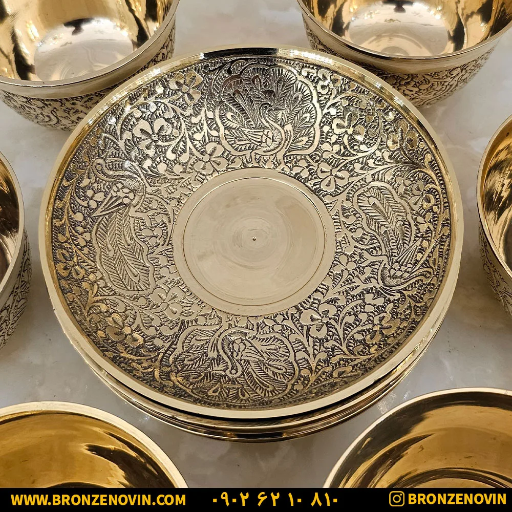 ظروف پذیرایی برنزی هندی