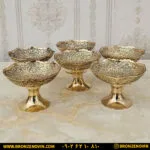 کاسه برنجی هندی ۶ تایی
