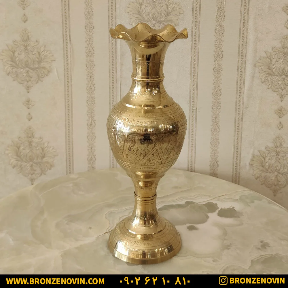 قیمت گلدان برنز
