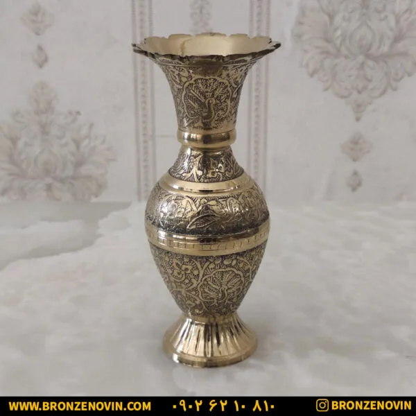 گلدان برنجی هندی