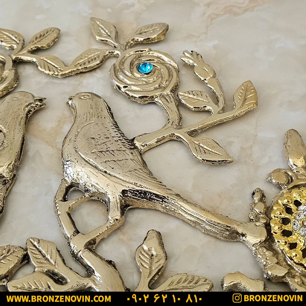 جاکلیدی دیواری برنجی