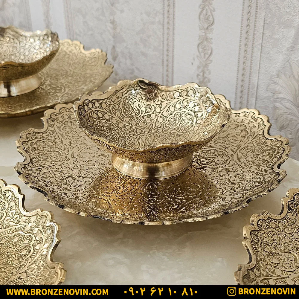 ست پذیرایی برنجی هندی