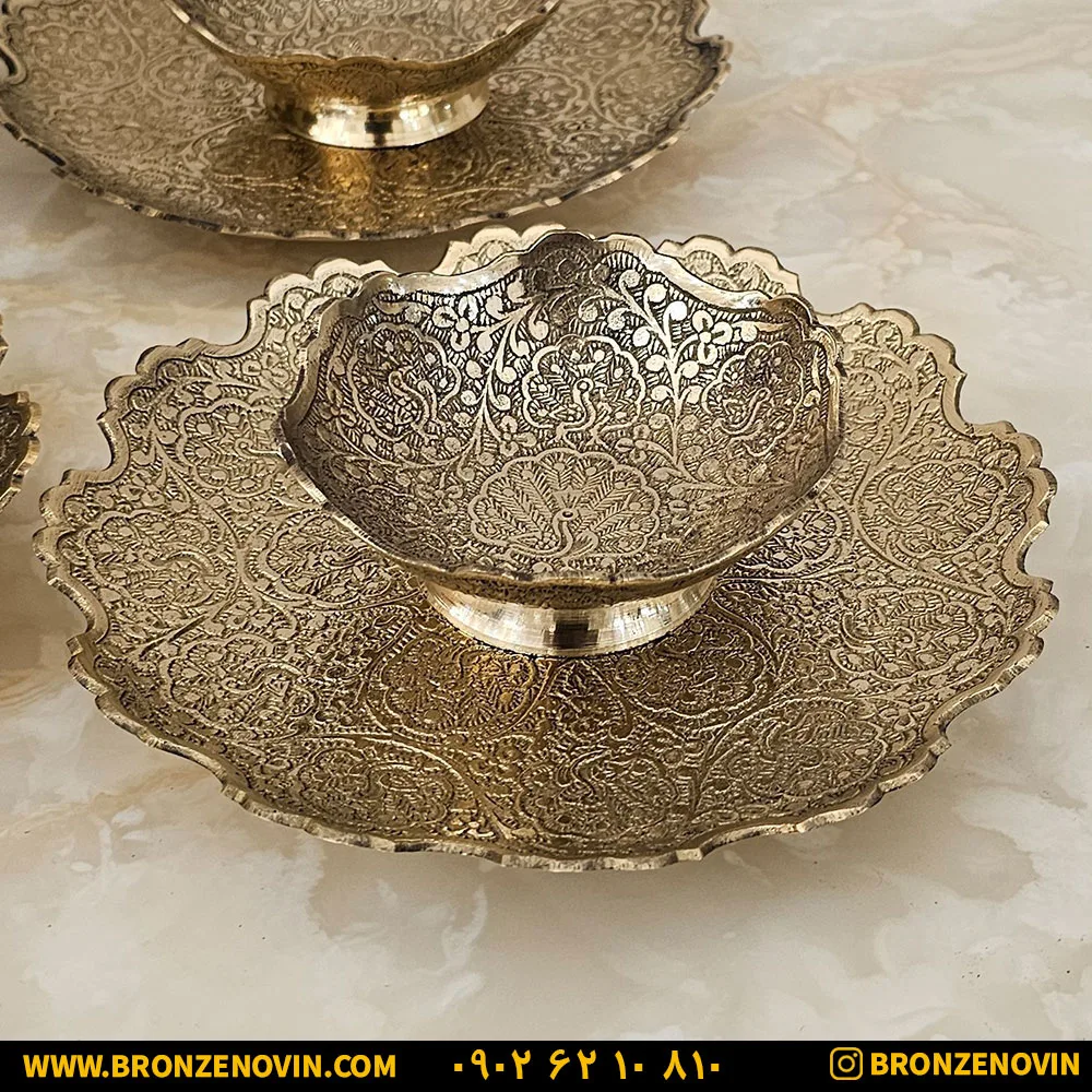 سرویس پذیرایی برنجی هندی