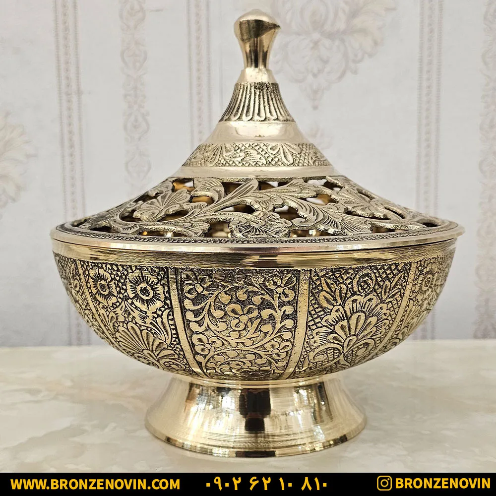 شکلات خوری برنجی هندی