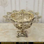 شکلات خوری برنزی مدل گل رز