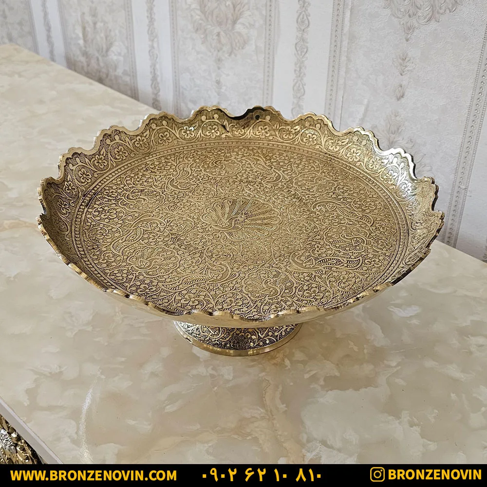 قیمت شیرینی خوری برنجی هندی