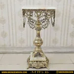 میز تلفن برنجی