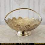 میوه خوری برنجی هندی دسته دار