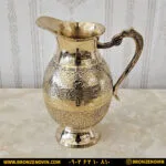 پارچ برنجی هندی مدل طاووس