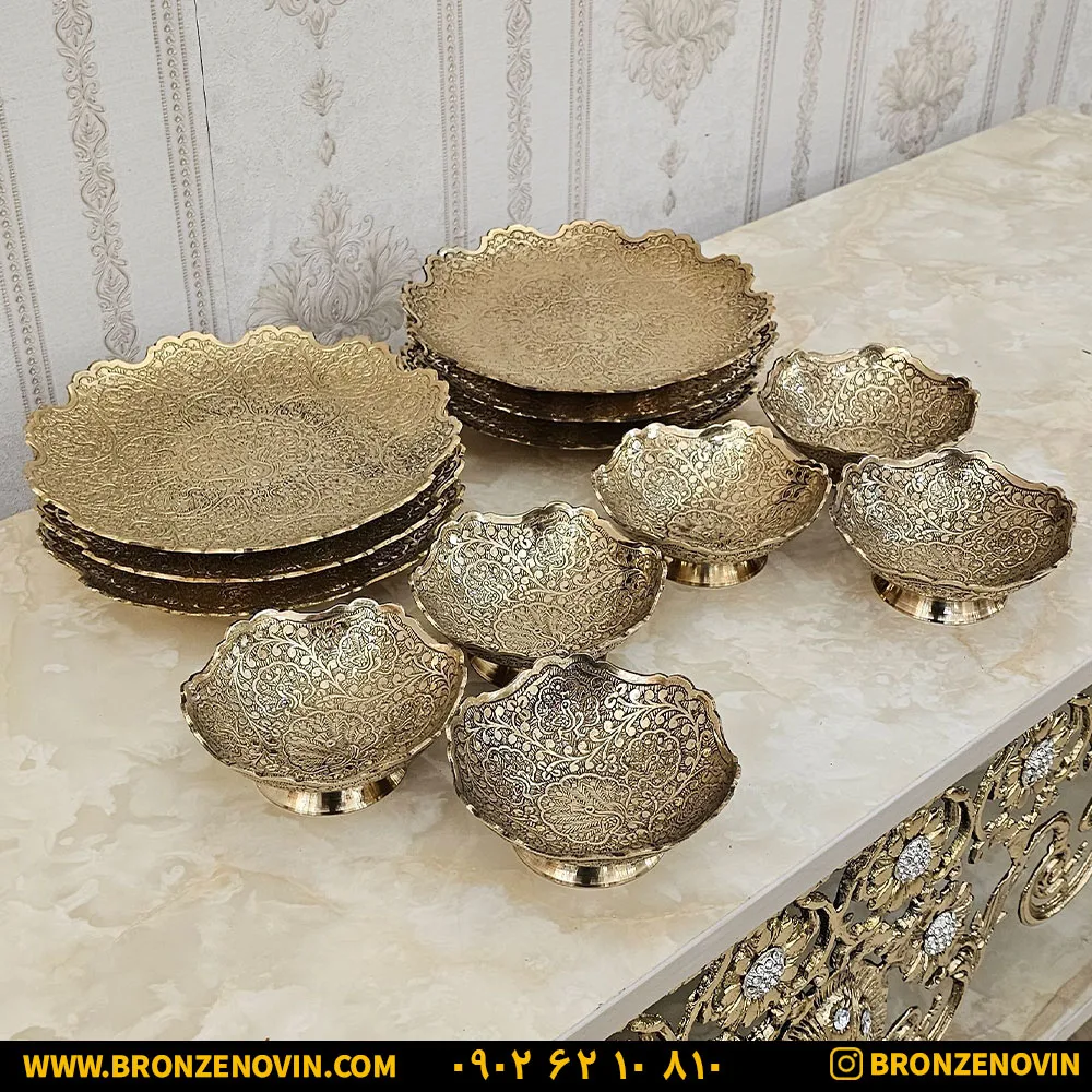 پیاله پیش دستی برنز هندی