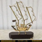 کشتی برنجی هندی کوچک