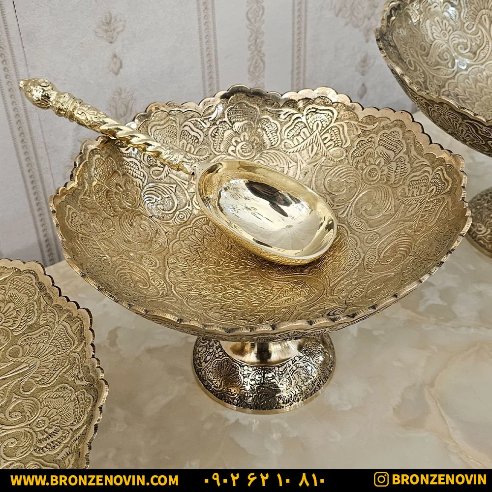 آجیل خوری برنجی هندی